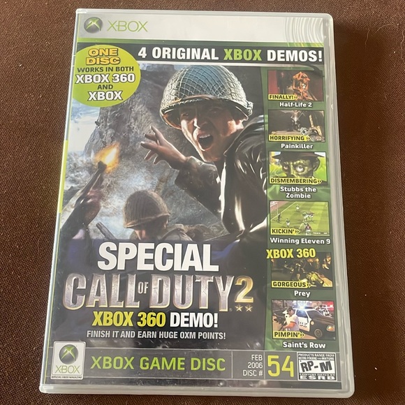 RARE XBOX 360 Special: Call of Duty 2 Demo (February 2006) - Disc #54 - Picture 1 of 13